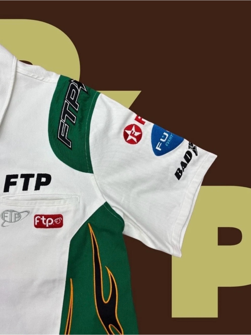 FTP Raceway Button Up Shirt (X-Large) - Picture 3 of 5